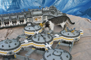 Illustration for article titled Lego Colonial Space Ship Is Big Enough to Terraform Real Planets